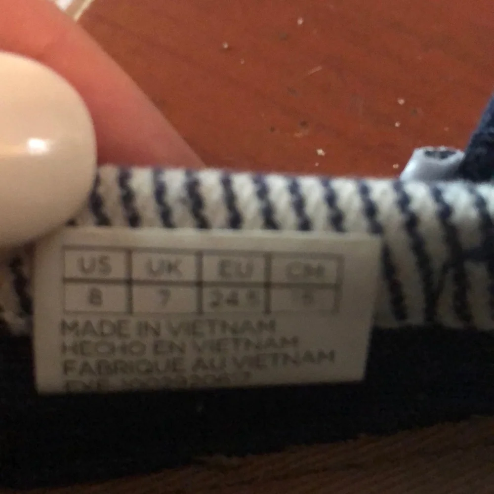 Toms toddler canvas slip on‎ striped navy shoes